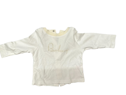 A White Long Sleeve T Shirts from Burberry in size 3-6M for neutral. (Front View)