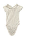 A Beige Short Sleeve Bodysuits from Jacadi in size 0-3M for neutral. (Front View)