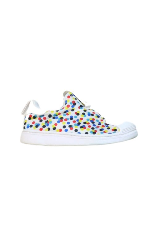 A Multicolour Slip Ons from Adidas in size 6T for neutral. (Front View)