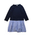 A Navy Long Sleeve Dresses from Crewcuts in size 12Y for girl. (Front View)