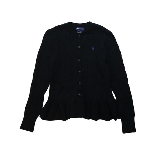 A Black Cardigans from Ralph Lauren in size 8Y for girl. (Front View)