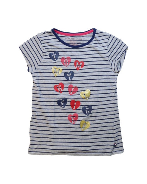 A Multicolour Short Sleeve T Shirts from Tommy Hilfiger in size 12Y for girl. (Front View)