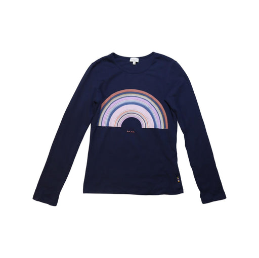 A Navy Long Sleeve T Shirts from Paul Smith in size 10Y for girl. (Front View)