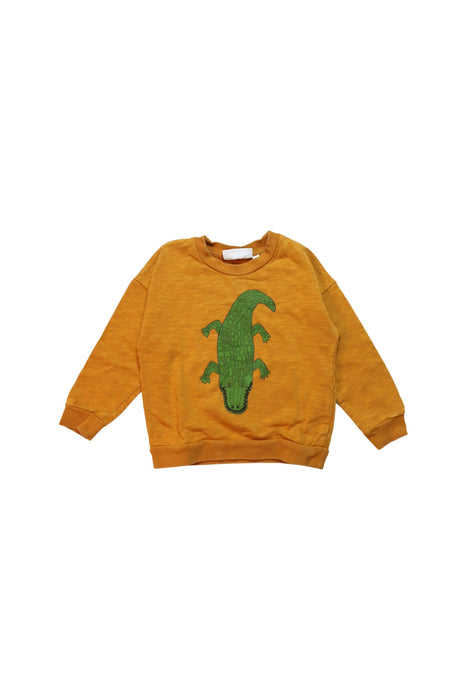 A Yellow Crewneck Sweatshirts from Mini Rodini in size 18-24M for boy. (Front View)