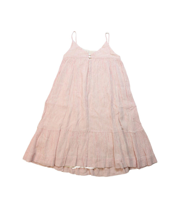 A Pink Sleeveless Dresses from Bonpoint in size 3T for girl. (Back View)