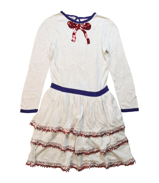 A Multicolour Long Sleeve Dresses from Boden in size 6T for girl. (Front View)