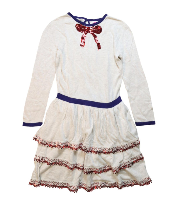 A Multicolour Long Sleeve Dresses from Boden in size 6T for girl. (Front View)