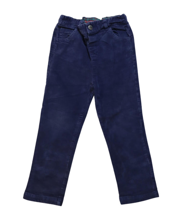 A Navy Casual Pants from Jojo Maman Bébé in size 4T for boy. (Front View)