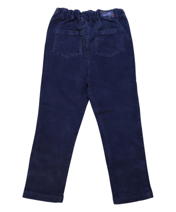 A Navy Casual Pants from Jojo Maman Bébé in size 4T for boy. (Back View)