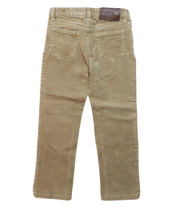 A Brown Casual Pants from Polo Ralph Lauren in size 4T for boy. (Back View)