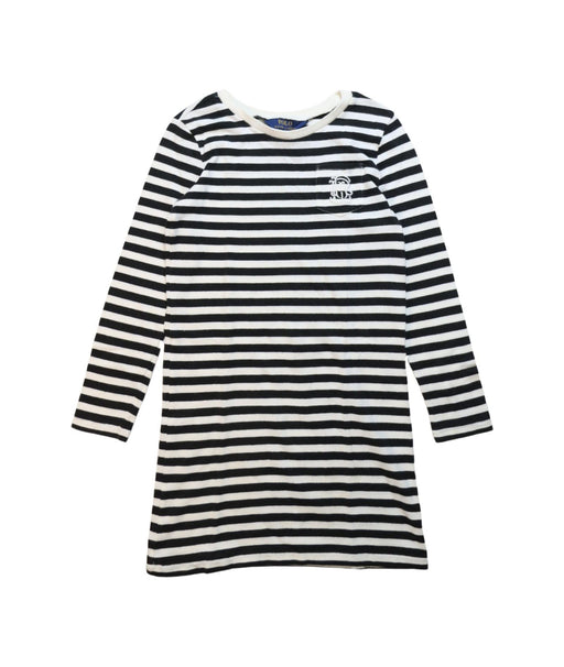 A White Long Sleeve Dresses from Polo Ralph Lauren in size 6T for girl. (Front View)