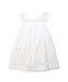 A White Sleeveless Dresses from Purete du... Bebe in size 6T for girl. (Front View)