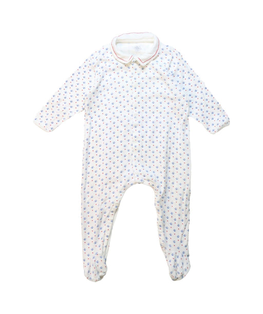 A Multicolour Onesies from Petit Bateau in size 6-12M for neutral. (Front View)