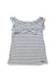 A White Sleeveless Tops from Chloe in size 4T for girl. (Front View)