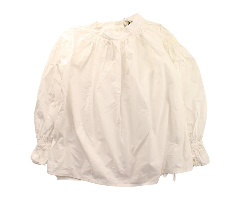 A White Long Sleeve Tops from Bonpoint in size 10Y for girl. (Front View)