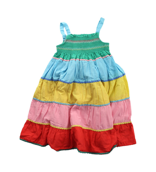 A Multicolour Sleeveless Dresses from Boden in size 7Y for girl. (Front View)