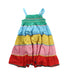 A Multicolour Sleeveless Dresses from Boden in size 7Y for girl. (Back View)