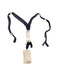 A Navy Suspenders from Tutto Piccolo in size O/S for boy. (Front View)