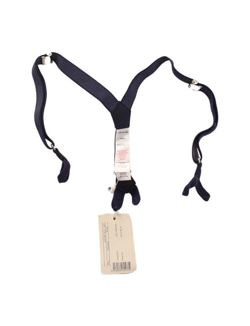 A Navy Suspenders from Tutto Piccolo in size O/S for boy. (Front View)