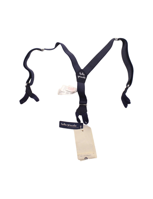A Navy Suspenders from Tutto Piccolo in size O/S for boy. (Back View)