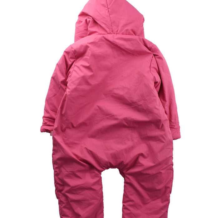 A Pink Snowsuits from Kaloo in size 12-18M for girl. (Back View)