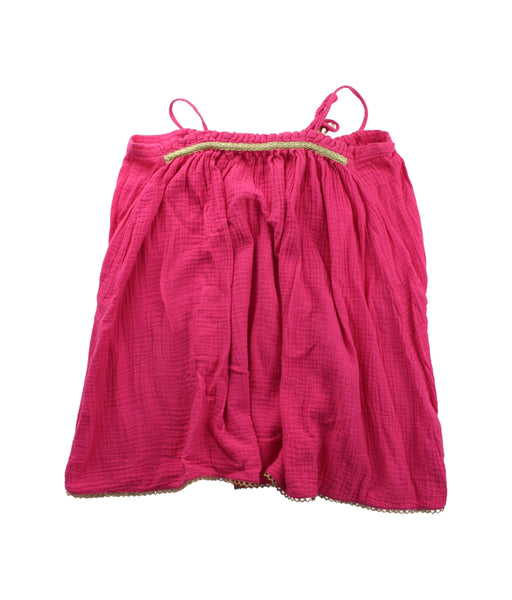 A Pink Sleeveless Dresses from Sunset Limonade in size 4T for girl. (Front View)