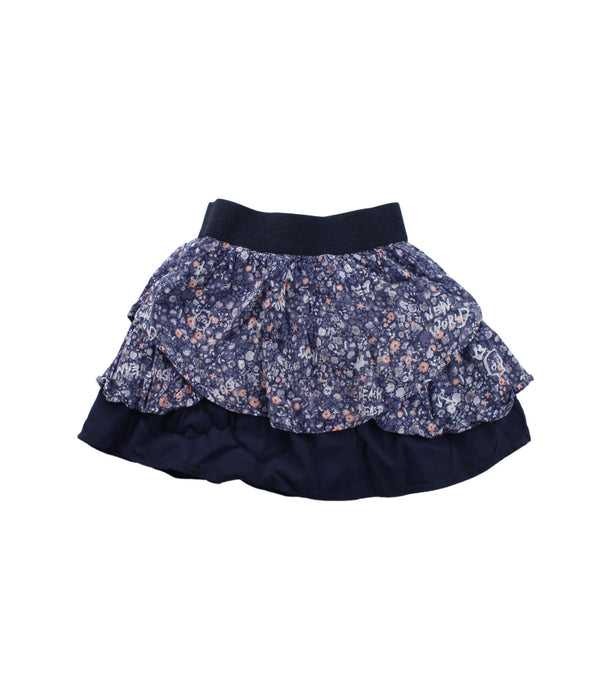 A Blue Short Skirts from IKKS in size 5T for girl. (Back View)