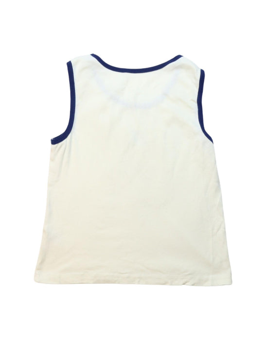 A Navy Sleeveless T Shirts from Champion in size 7Y for boy. (Back View)