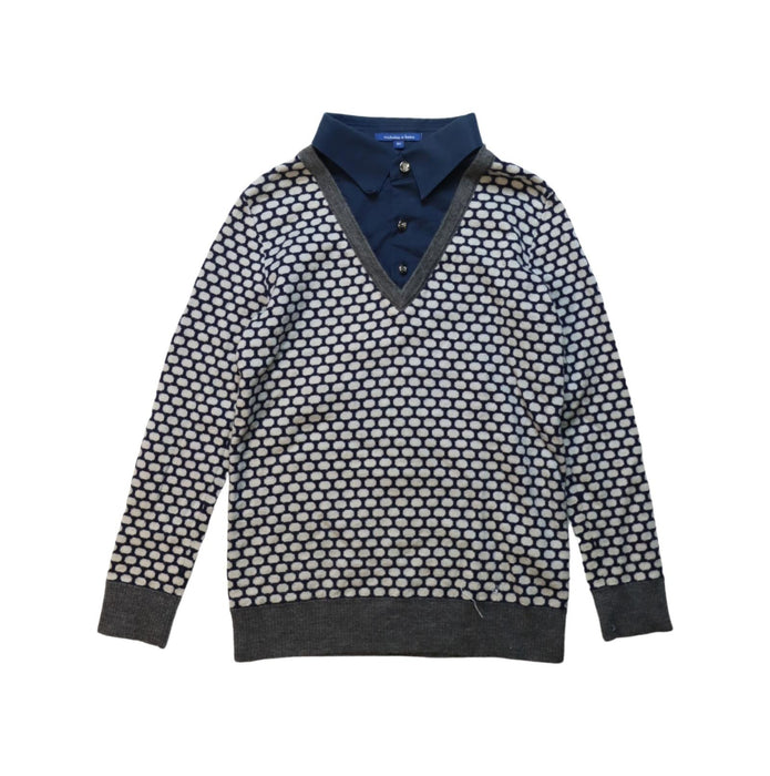 A Multicolour Long Sleeve Polos from Nicholas & Bears in size 8Y for boy. (Front View)