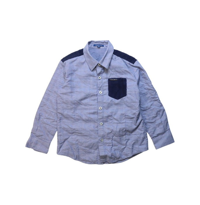 A Blue Long Sleeve Shirts from Nicholas & Bears in size 6T for boy. (Front View)