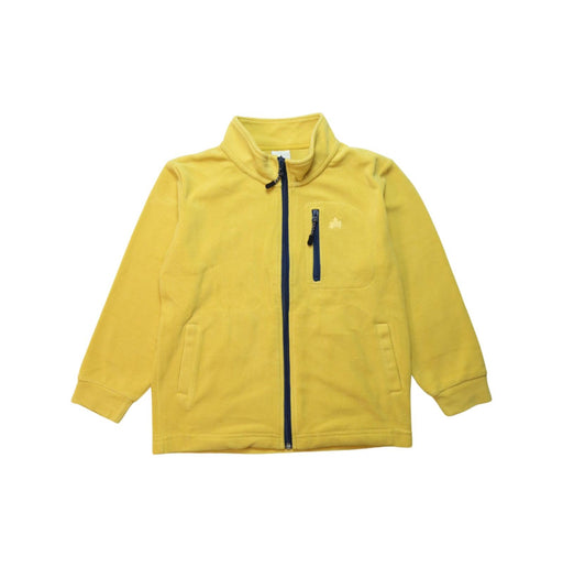 A Yellow Lightweight Jackets from LOGOS in size 5T for neutral. (Front View)