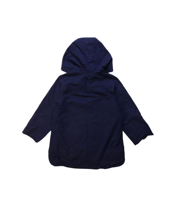 A Navy Lightweight Jackets from Happyland in size 5T for boy. (Back View)