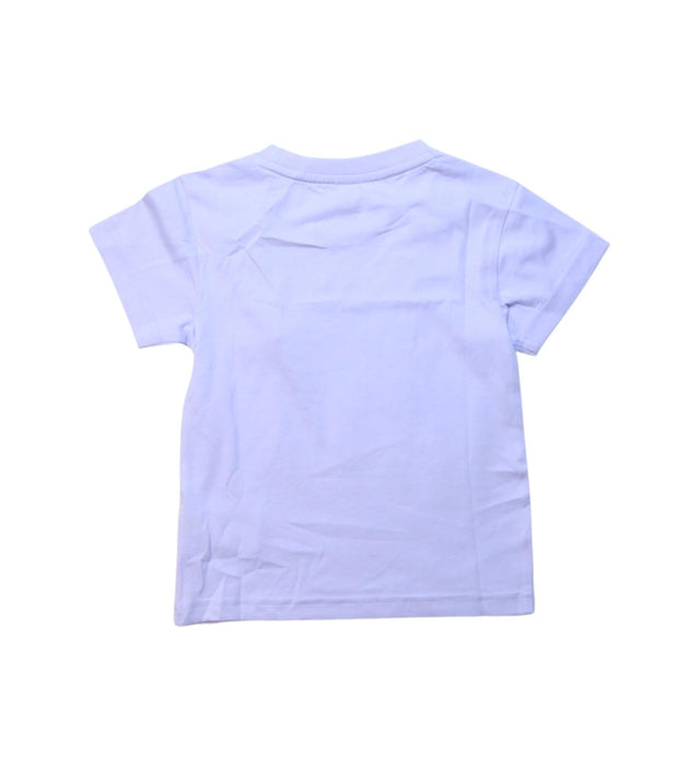 A Purple Short Sleeve T Shirts from Adidas in size 4T for girl. (Back View)