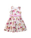 A Multicolour Sleeveless Dresses from Monnalisa in size 3T for girl. (Front View)