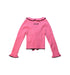 A Pink Cardigans from MSGM in size 4T for girl. (Back View)