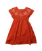 A Orange Short Sleeve Dresses from Ketiketa in size 3T for girl. (Front View)