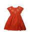 A Orange Short Sleeve Dresses from Ketiketa in size 3T for girl. (Back View)