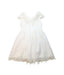 A White Short Sleeve Dresses from Nicholas & Bears in size 2T for girl. (Back View)