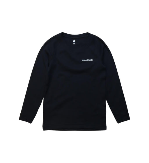 A Black Long Sleeve T Shirts from Mont-bell in size 5T for boy. (Front View)