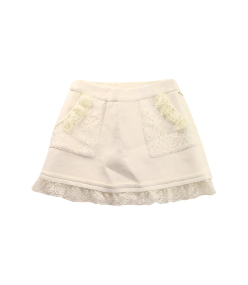 A White Short Skirts from Nicholas & Bears in size 4T for girl. (Front View)