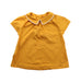 A Yellow Short Sleeve Dresses from Jacadi in size 5T for girl. (Front View)