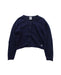 A Blue Cardigans from Petit Bateau in size 5T for girl. (Front View)