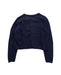 A Blue Cardigans from Petit Bateau in size 5T for girl. (Back View)