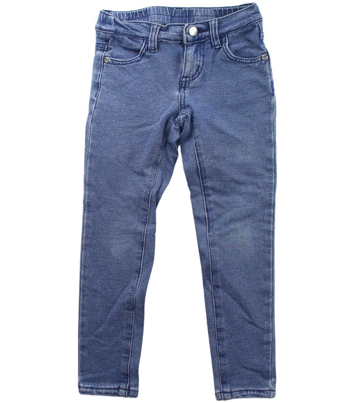 A Blue Jeans from Seed in size 4T for girl. (Front View)