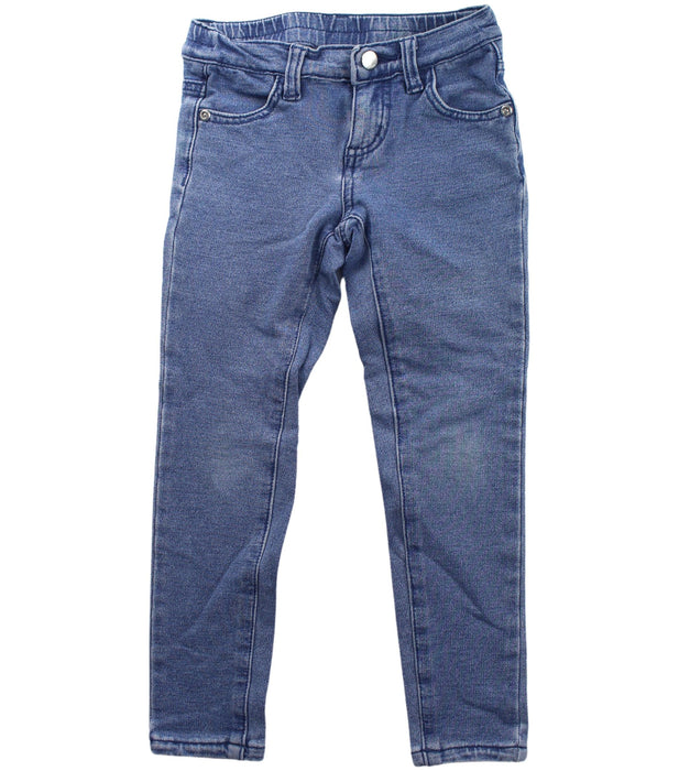 A Blue Jeans from Seed in size 4T for girl. (Front View)