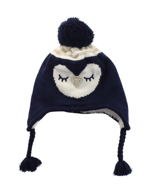 A Blue Winter Hats from Seed in size O/S for girl. (Front View)