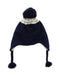 A Blue Winter Hats from Seed in size O/S for girl. (Back View)