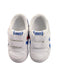 A White Sneakers from ASICS in size 18-24M for boy. (Back View)