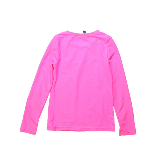 A Pink Rash Guards from Polo Ralph Lauren in size 7Y for girl. (Back View)