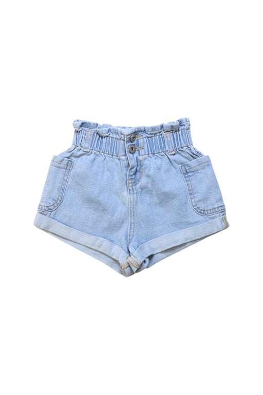 A Blue Shorts from Seed in size 4T for girl. (Front View)
